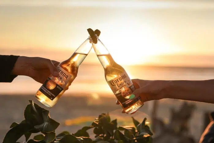 Bieres sunset plage Capbreotn